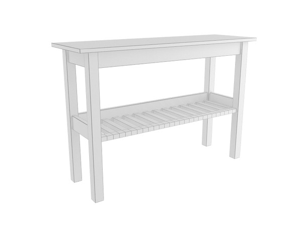 ikea 3d model - Ikea Occasional table by 3dlibrary
